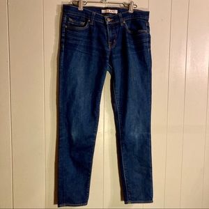 J BRAND lightly distressed skinny jeans